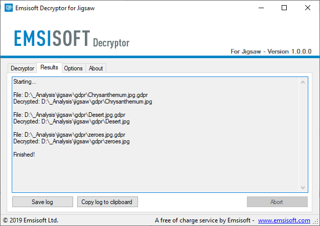 Ransomware Decryptor Tool