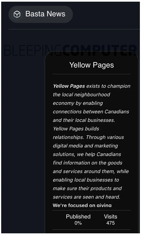 Yellow Pages Canada Cyberattack